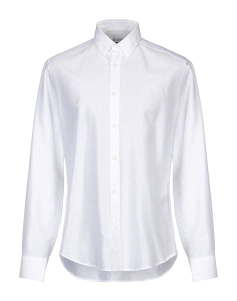 mens white versace shirt|plain white Versace shirt.